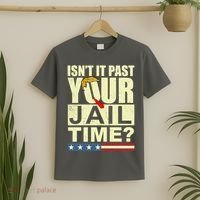 Trump Usa Isn’T It Past Your Jail Time Vintage T-Shirt thumb 2