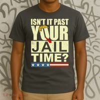 Trump Usa Isn’T It Past Your Jail Time Vintage T-Shirt thumb 3