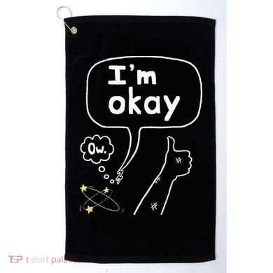 Thumbs Up IM Okay Golf Towel