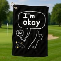 Thumbs Up IM Okay Golf Towel thumb 1