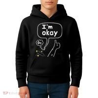 Thumbs Up IM Okay Kids Hoodie thumb 4