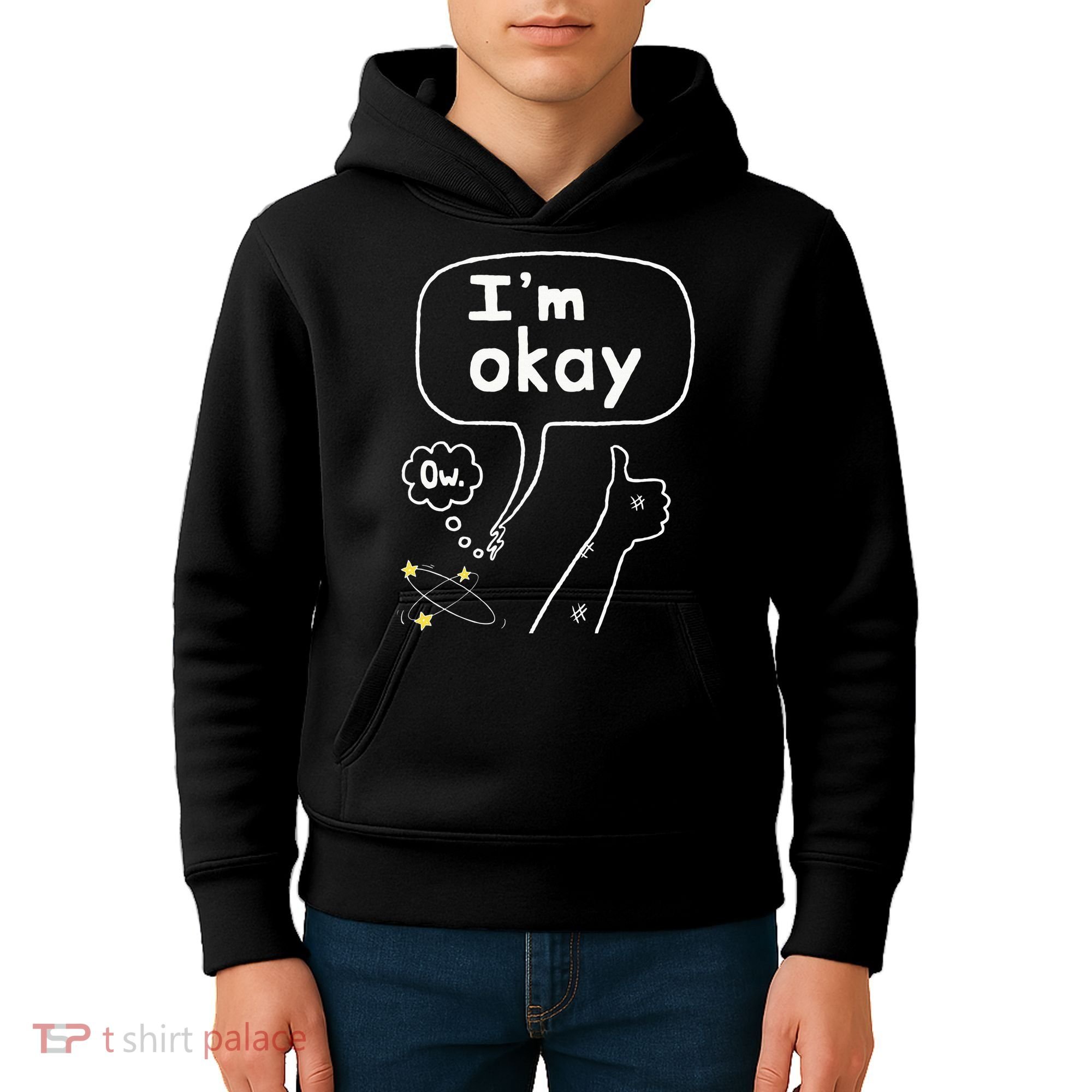 Thumbs Up IM Okay Kids Hoodie