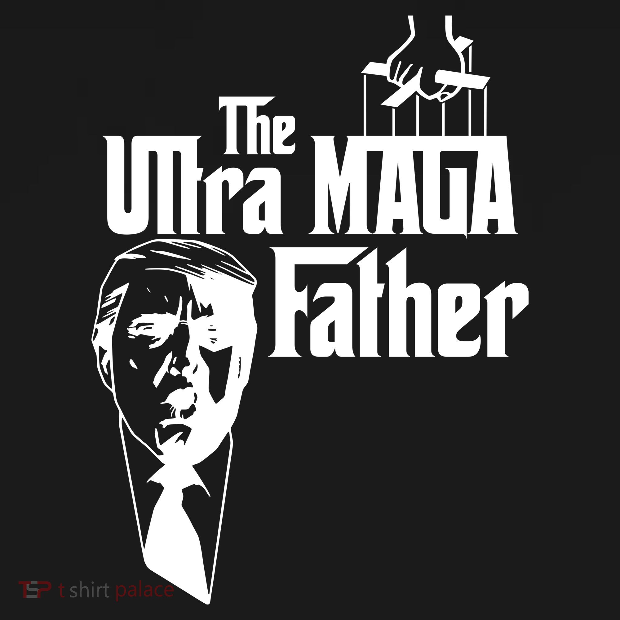 The Ultra MAGA Father Trump 2024 USA Parody Apron