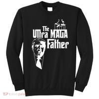 The Ultra MAGA Father Trump 2024 USA Parody Sweatshirt thumb 0