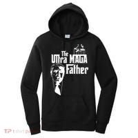 The Ultra MAGA Father Trump 2024 USA Parody Women's Hoodie thumb 0