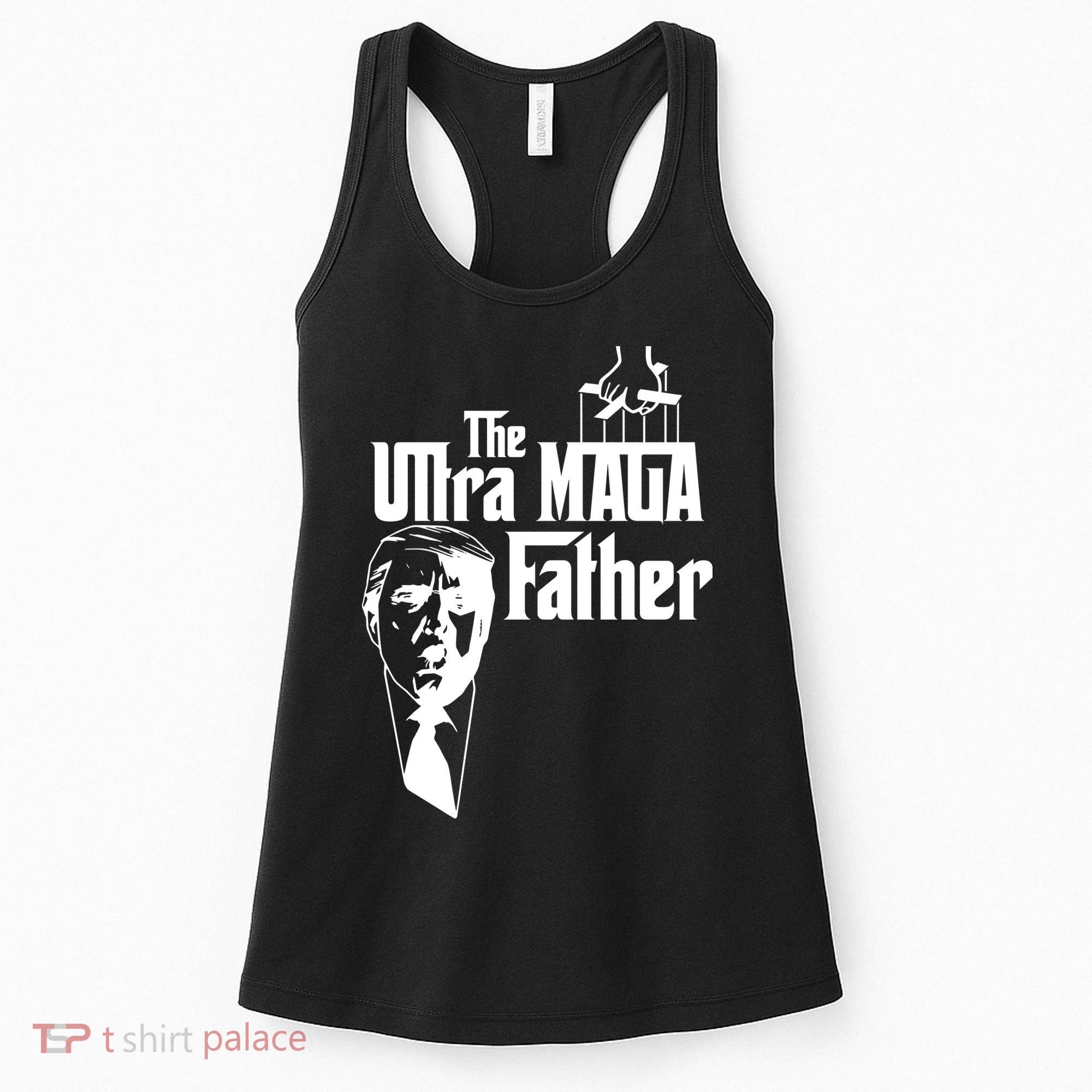 The Ultra MAGA Father Trump 2024 USA Parody Women's Tank Top