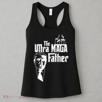 The Ultra MAGA Father Trump 2024 USA Parody Women's Tank Top thumb 3
