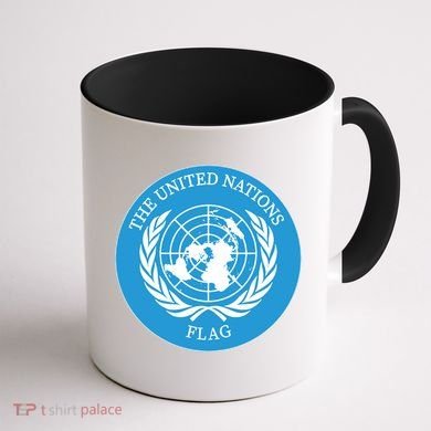 The United Nations Flag Coffee Mug back
