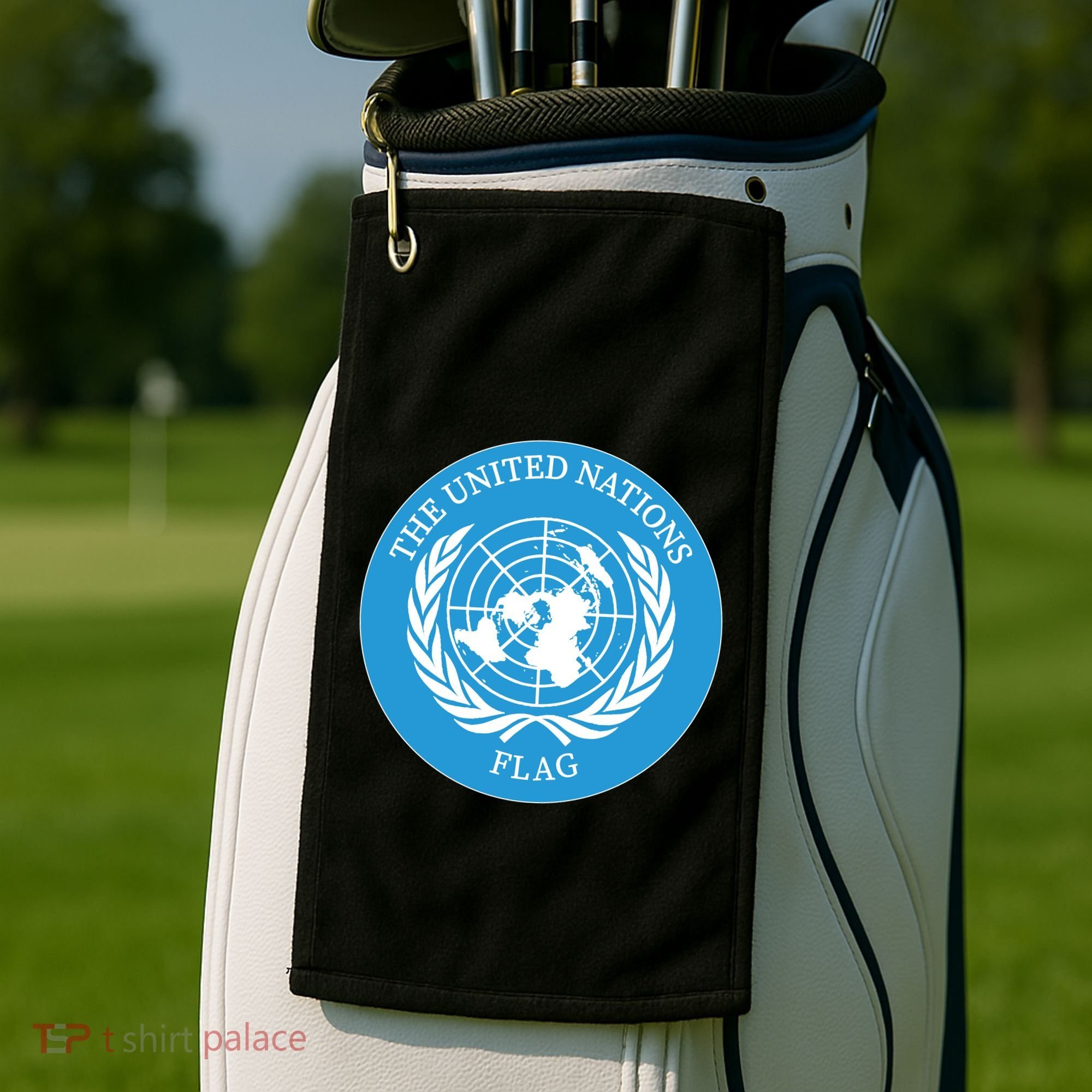 The United Nations Flag Golf Towel