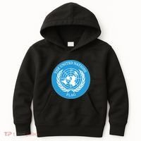 The United Nations Flag Kids Hoodie thumb 0