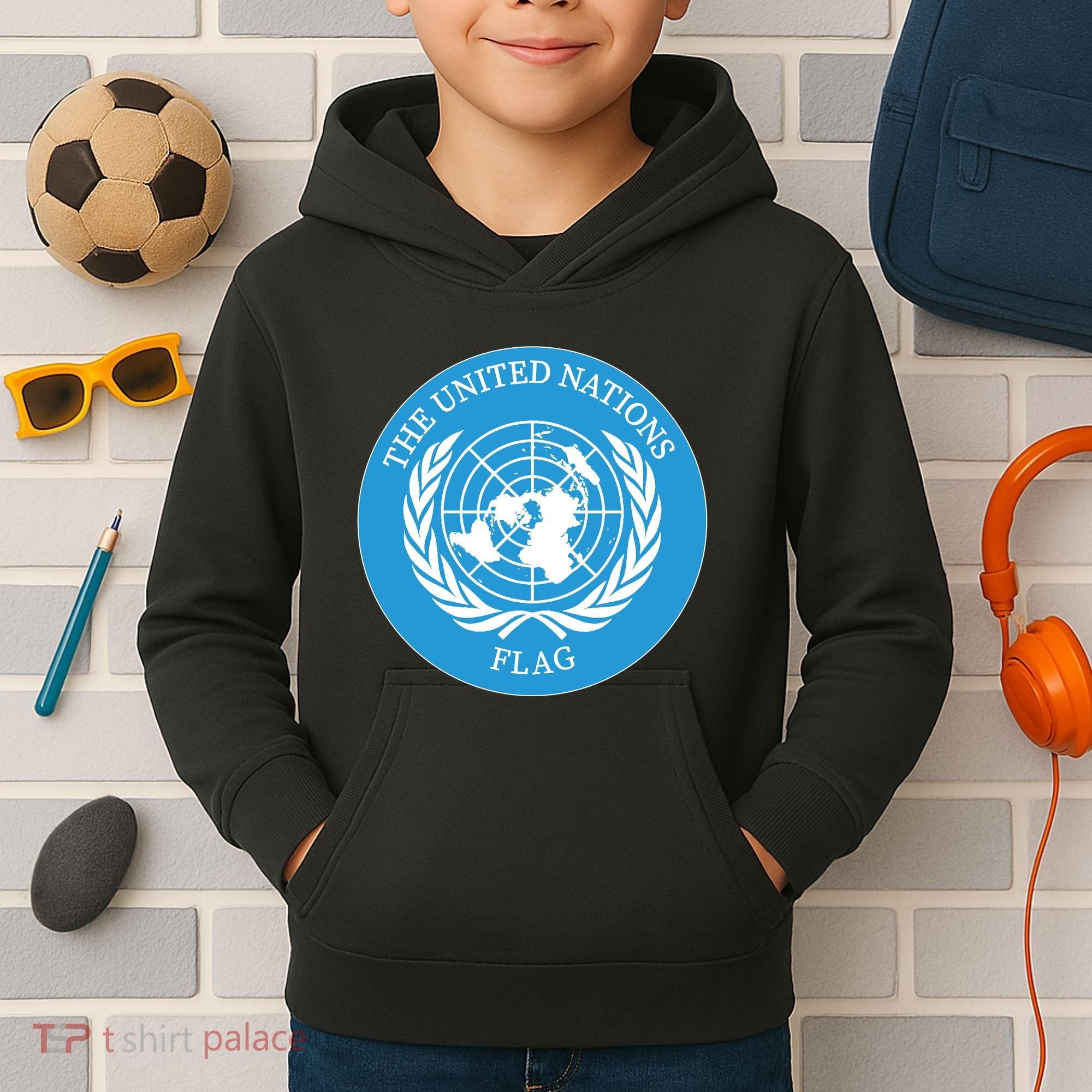 The United Nations Flag Kids Hoodie