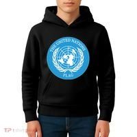 The United Nations Flag Kids Hoodie thumb 4