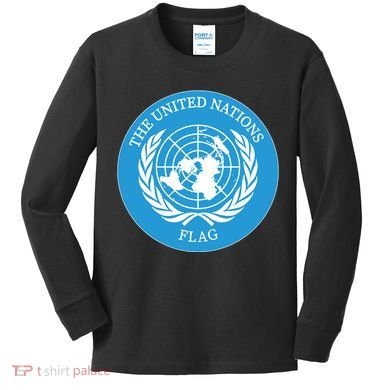 The United Nations Flag Kids Long Sleeve Shirt