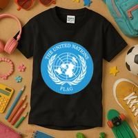 The United Nations Flag Kids T-Shirt thumb 3