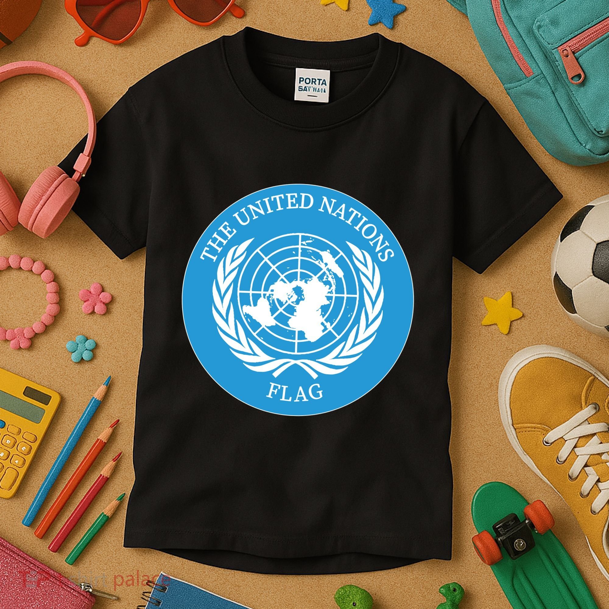 The United Nations Flag Kids T-Shirt