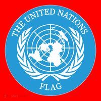 The United Nations Flag Santa Hat thumb 1