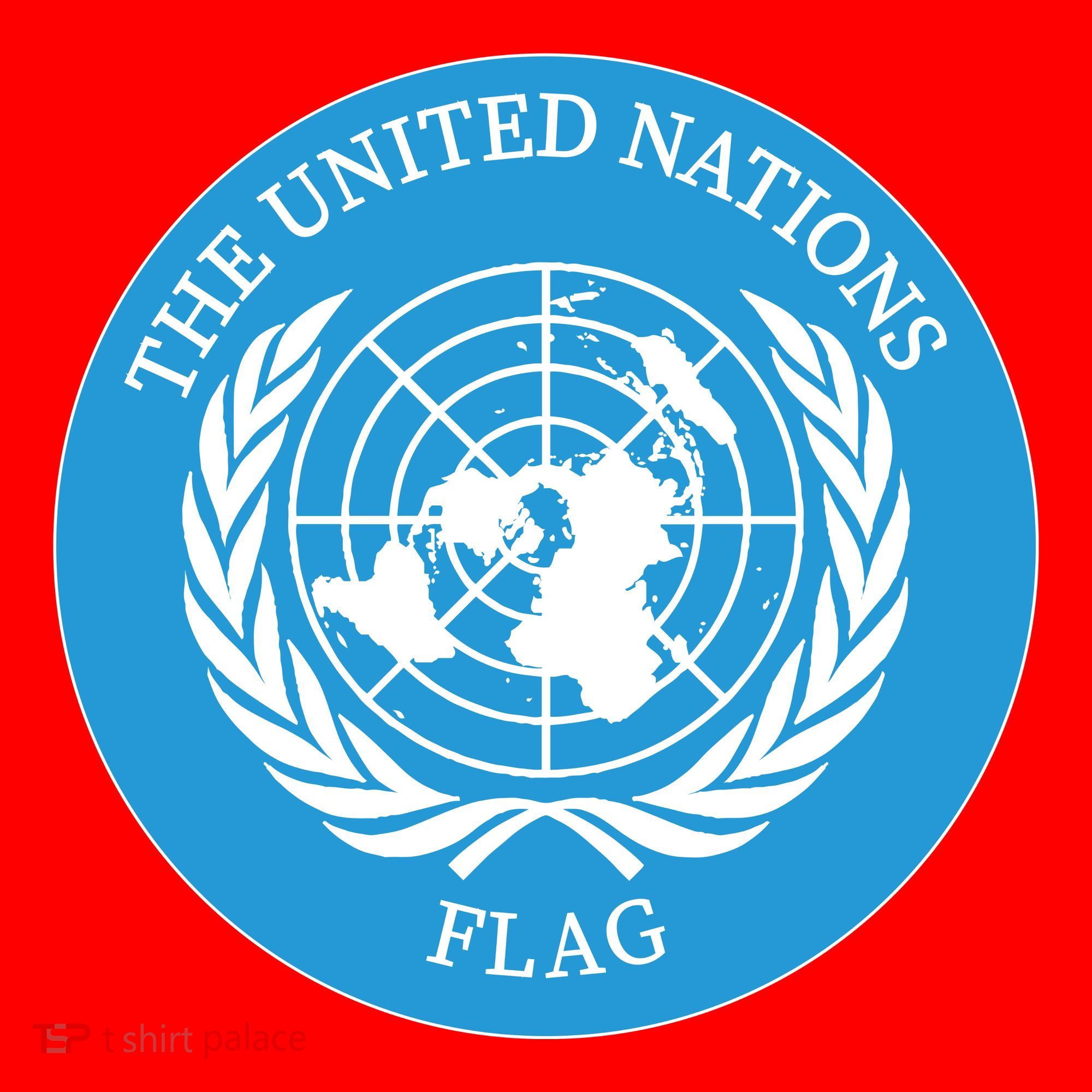 The United Nations Flag Santa Hat