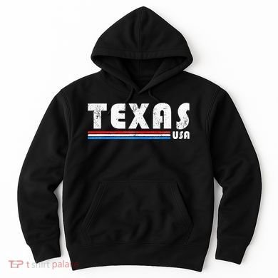 Texas Usa Retro Vintage State Gift Hoodie