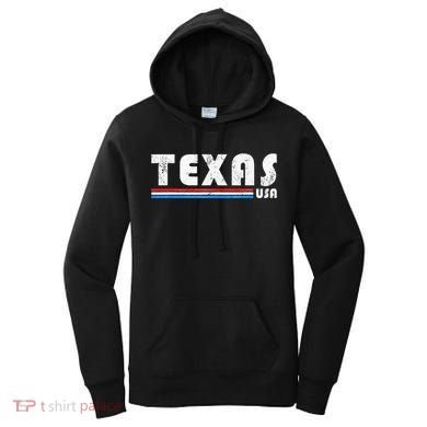 Texas Usa Retro Vintage State Gift Women's Hoodie