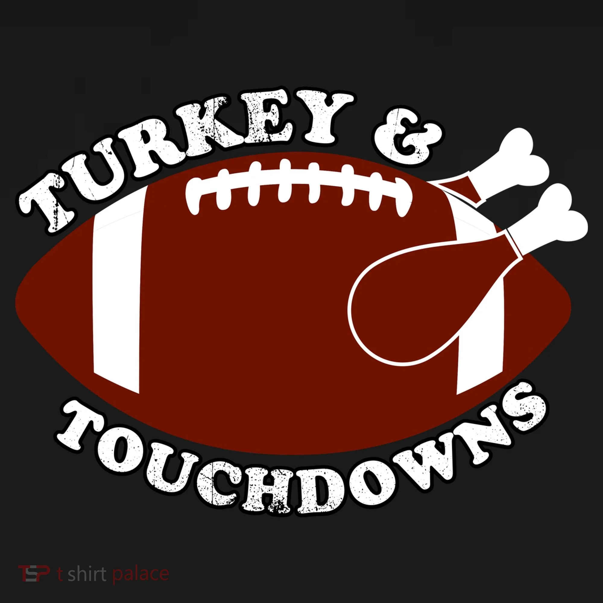 Turkey And Touchdowns Doggie Tank
