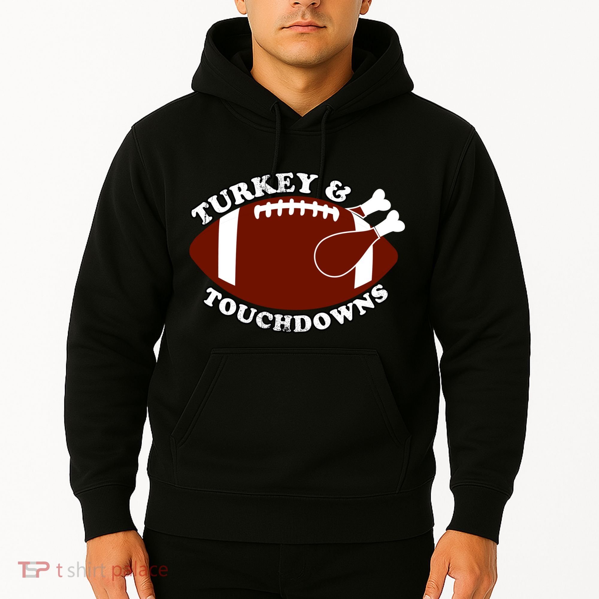 Turkey And Touchdowns Hoodie