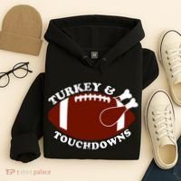 Turkey And Touchdowns Hoodie thumb 4