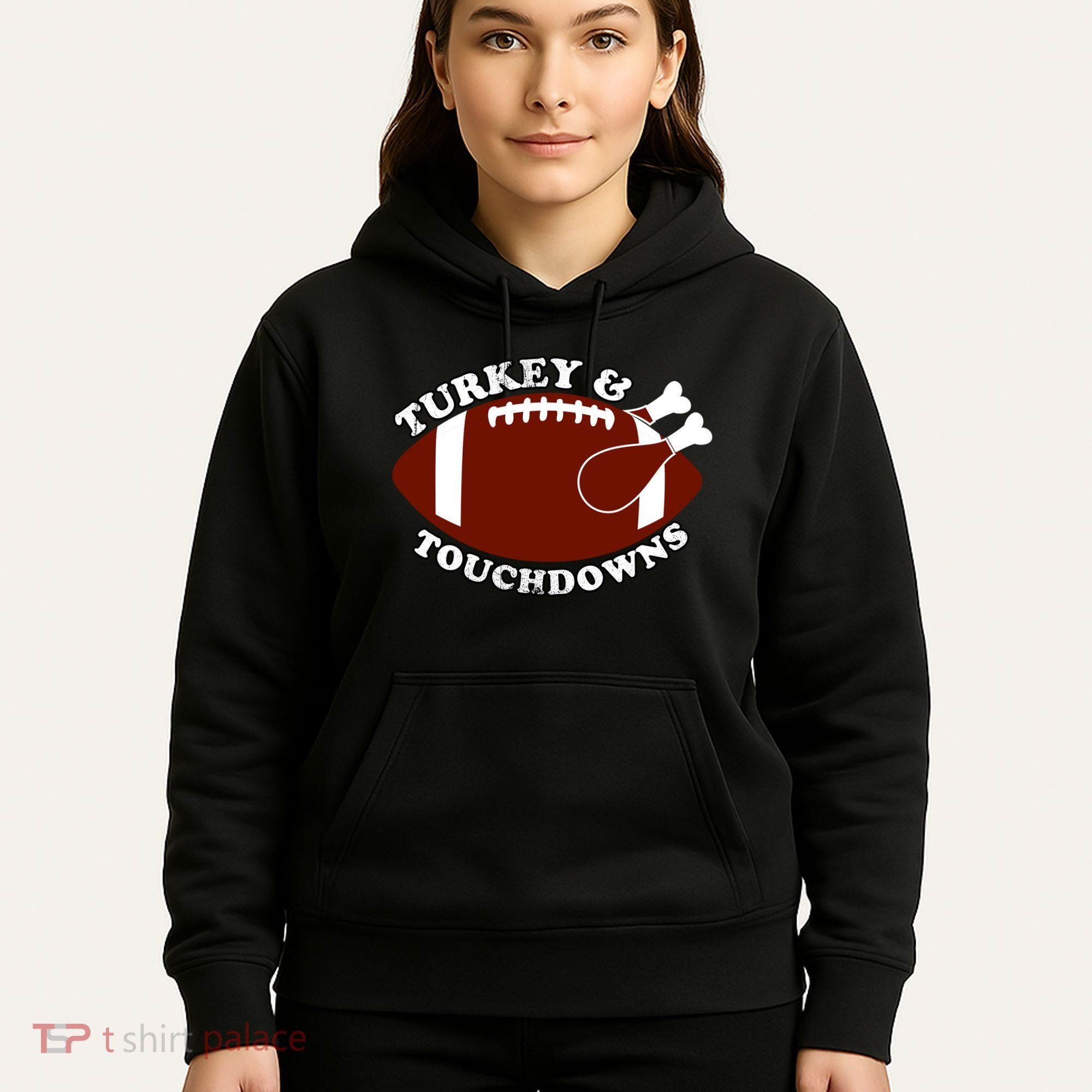 Turkey And Touchdowns Hoodie