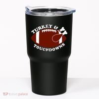 Turkey And Touchdowns Tumbler thumb 0