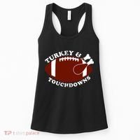 Turkey And Touchdowns Women's Tank Top thumb 0