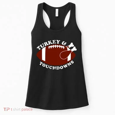 Turkey And Touchdowns Women's Tank Top