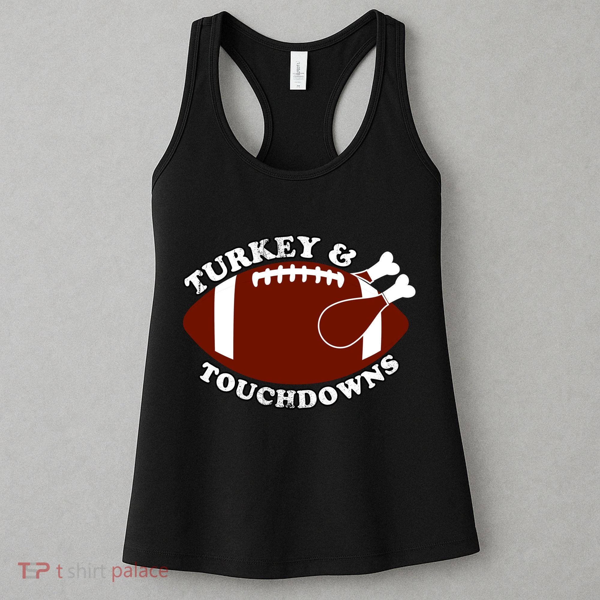 Turkey And Touchdowns Women's Tank Top