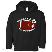 Turkey And Touchdowns Toddler Hoodie thumb 0