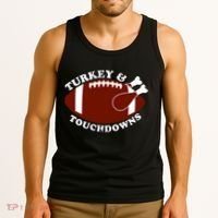 Turkey And Touchdowns Tank Top thumb 3