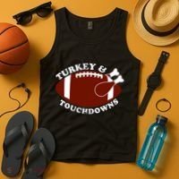Turkey And Touchdowns Tank Top thumb 4