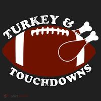 Turkey And Touchdowns Golf Towel thumb 3