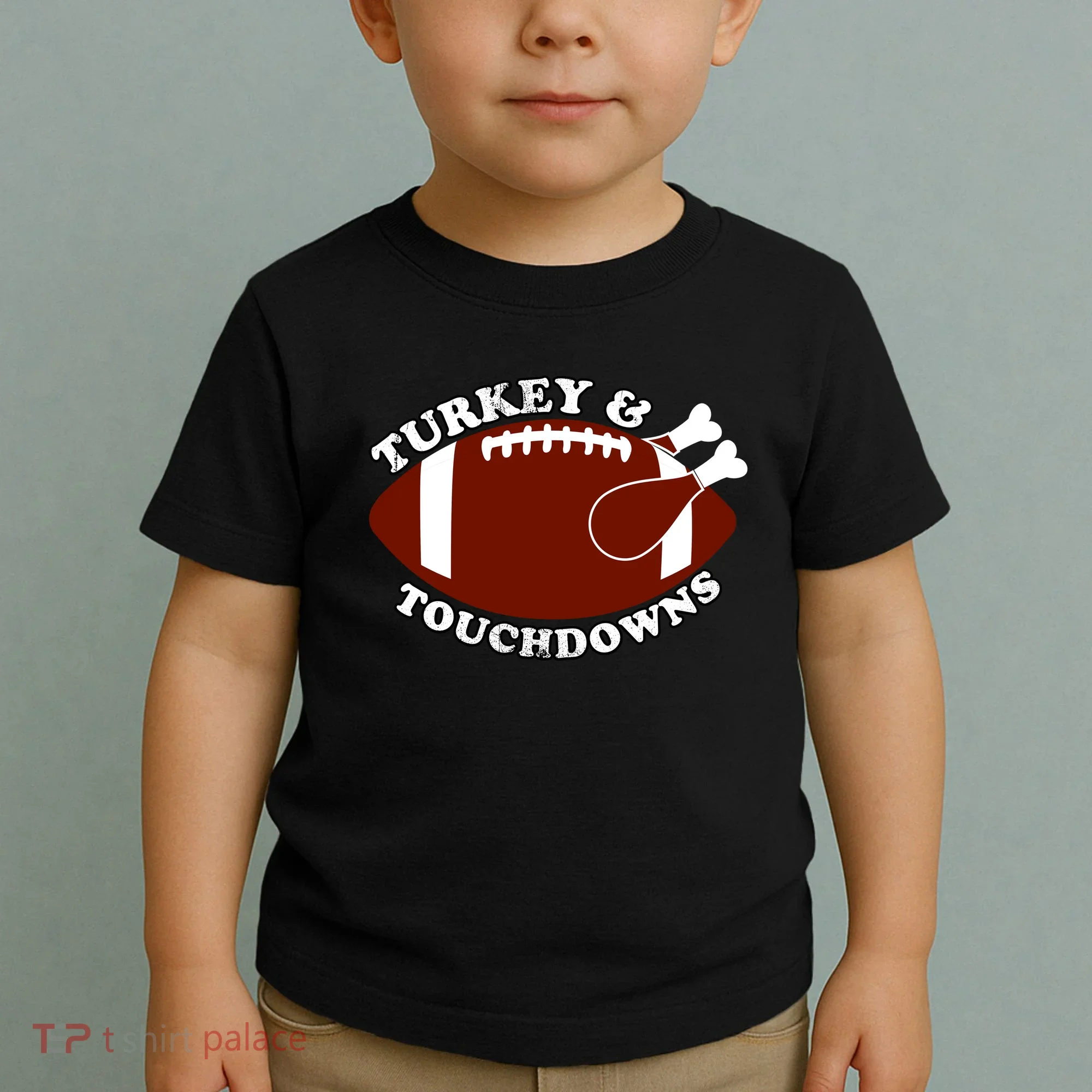 Turkey And Touchdowns Toddler T-Shirt