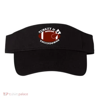 Turkey And Touchdowns Visor