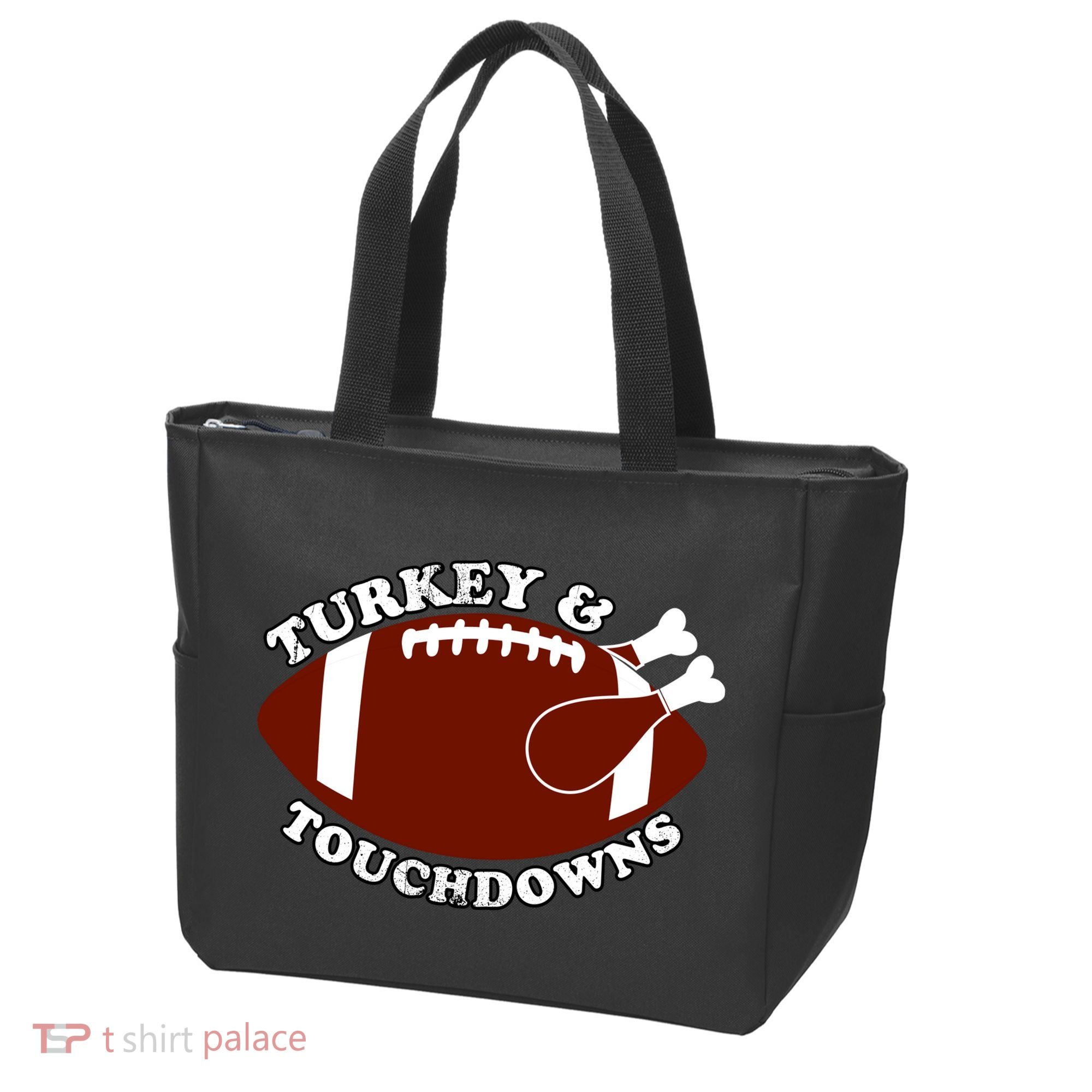 Turkey And Touchdowns Tote Bag