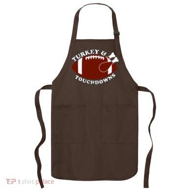 Turkey And Touchdowns Apron