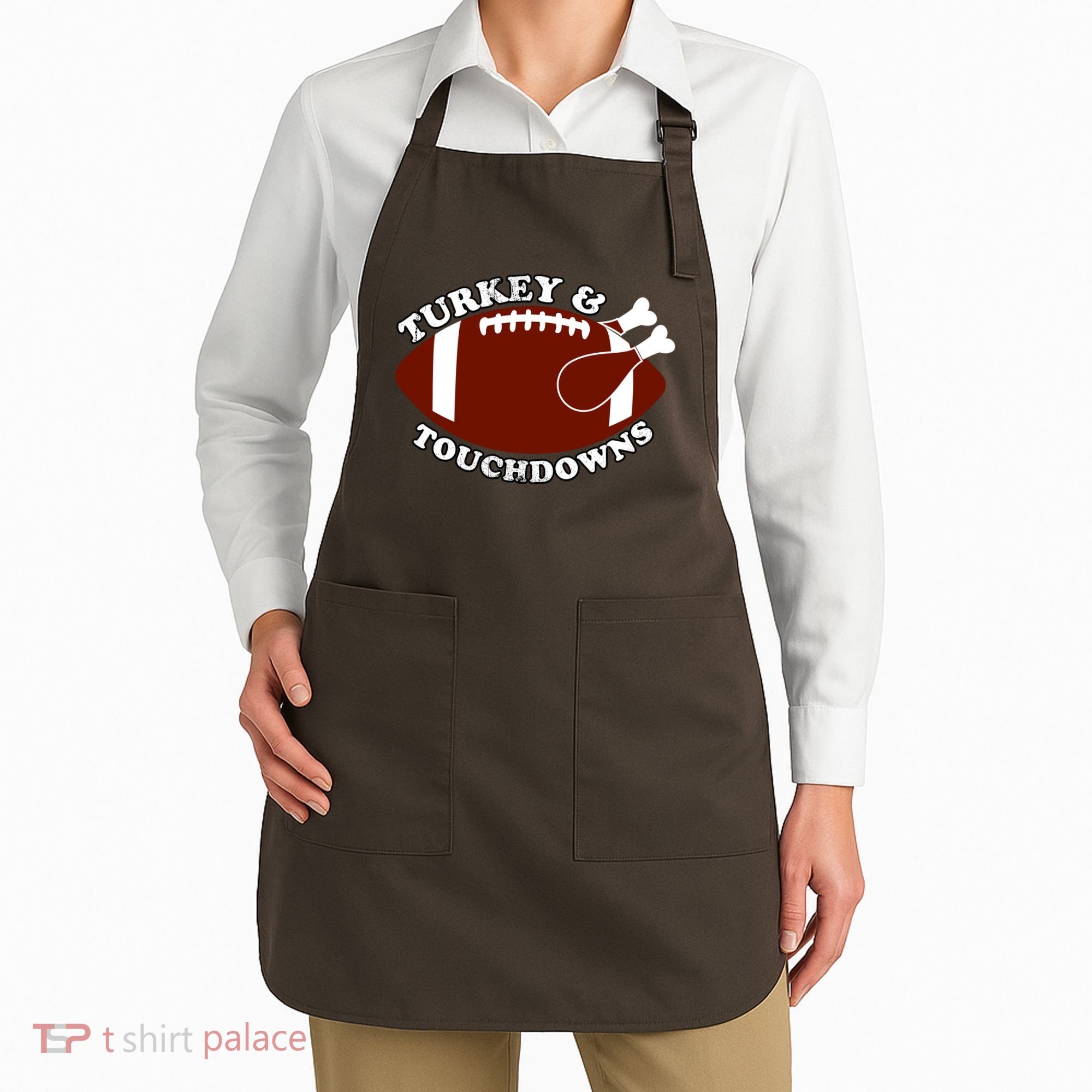Turkey And Touchdowns Apron