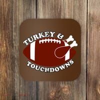 Turkey And Touchdowns Coaster thumb 0