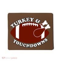 Turkey And Touchdowns Mousepad thumb 0