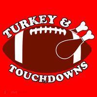 Turkey And Touchdowns Santa Hat thumb 1