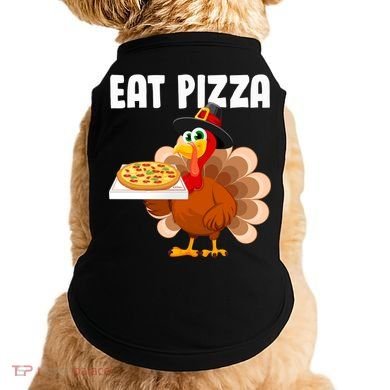 Turkey Eat Pizza Funny Doggie Tank