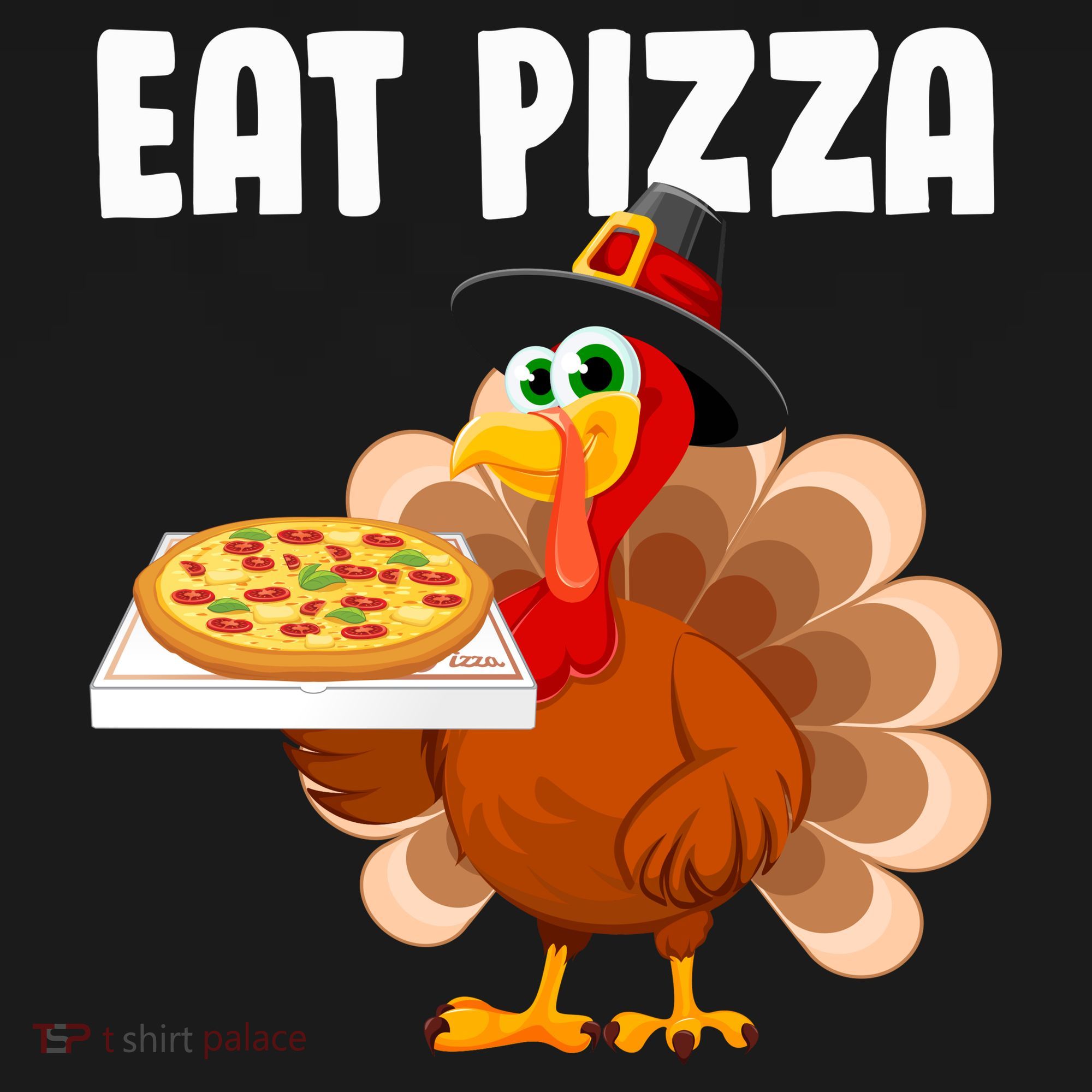 Turkey Eat Pizza Funny Apron