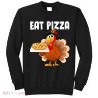 Turkey Eat Pizza Funny Sweatshirt thumb 0