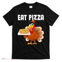 Turkey Eat Pizza Funny T-Shirt thumb 0