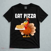 Turkey Eat Pizza Funny T-Shirt thumb 5