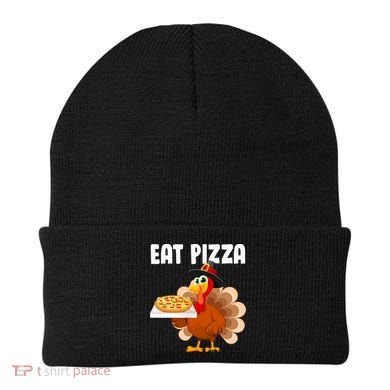 Turkey Eat Pizza Funny Beanie
