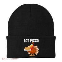 Turkey Eat Pizza Funny Beanie thumb 0
